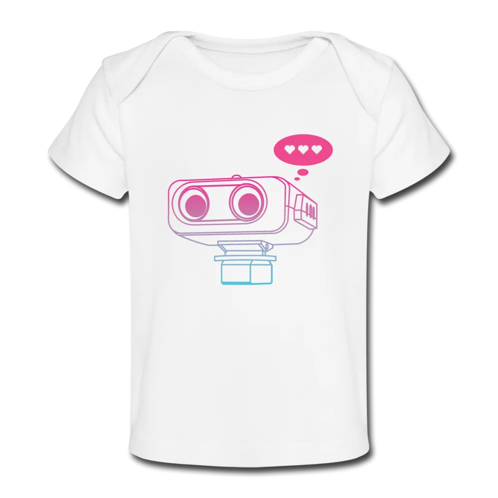 Robot Loves You Organic Baby T-Shirt