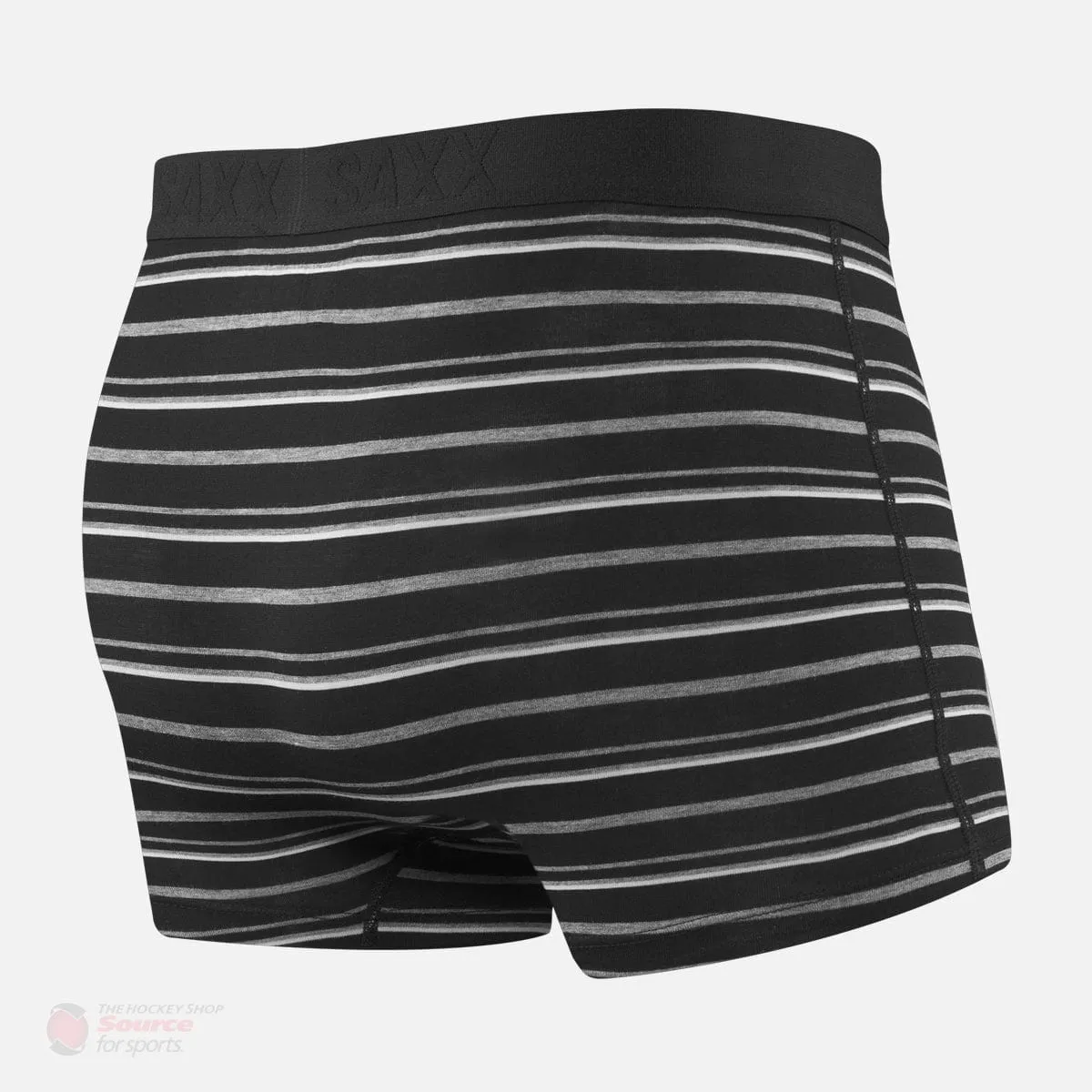 Saxx Vibe Boxers (Trunk Fit) - Black Coast Stripe