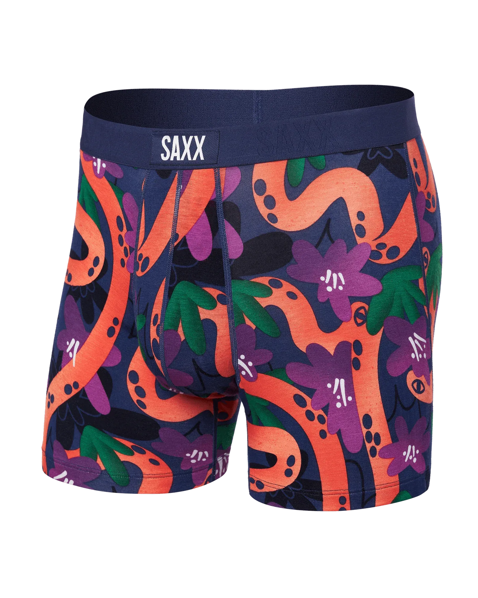 Saxx Vibe Super Soft Underwear - Year Of The Snake-Blue