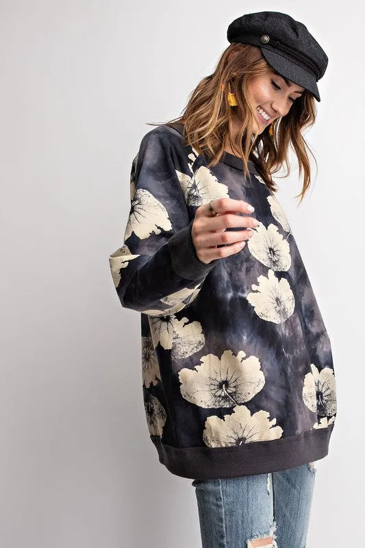 SERENITY FLORAL PULLOVER-