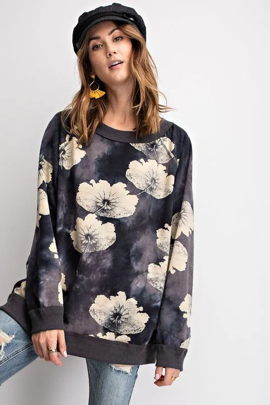 SERENITY FLORAL PULLOVER-