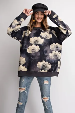 SERENITY FLORAL PULLOVER-