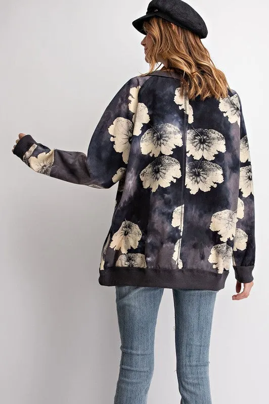 SERENITY FLORAL PULLOVER-