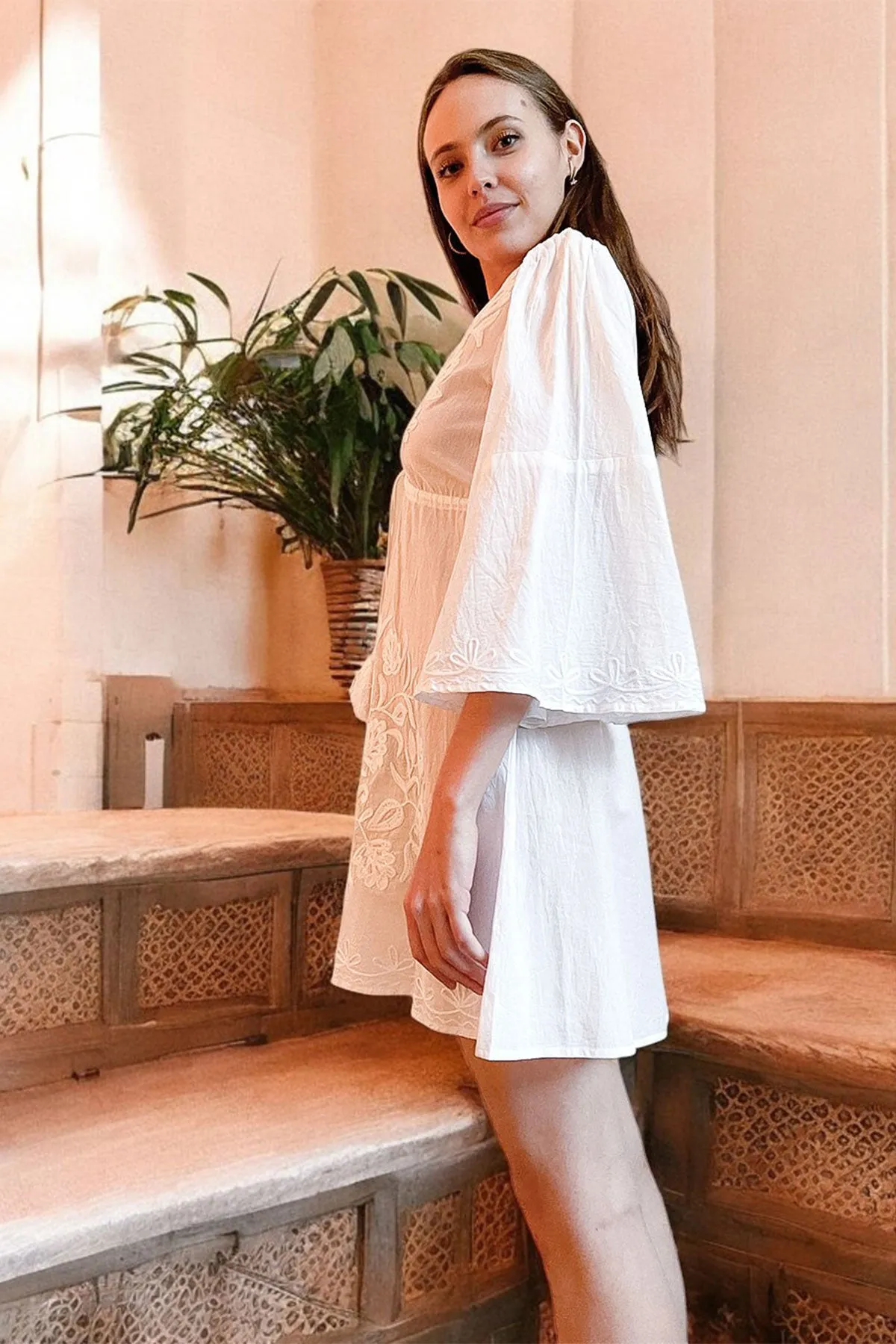 Sharon Tunic White