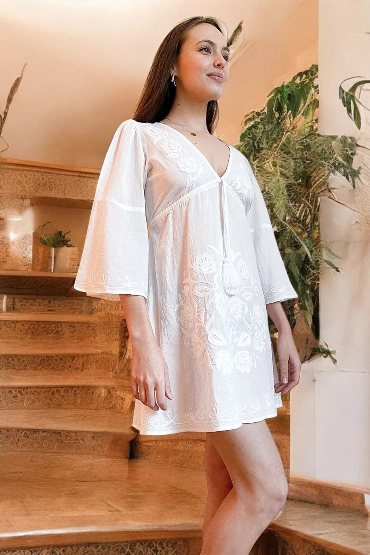 Sharon Tunic White