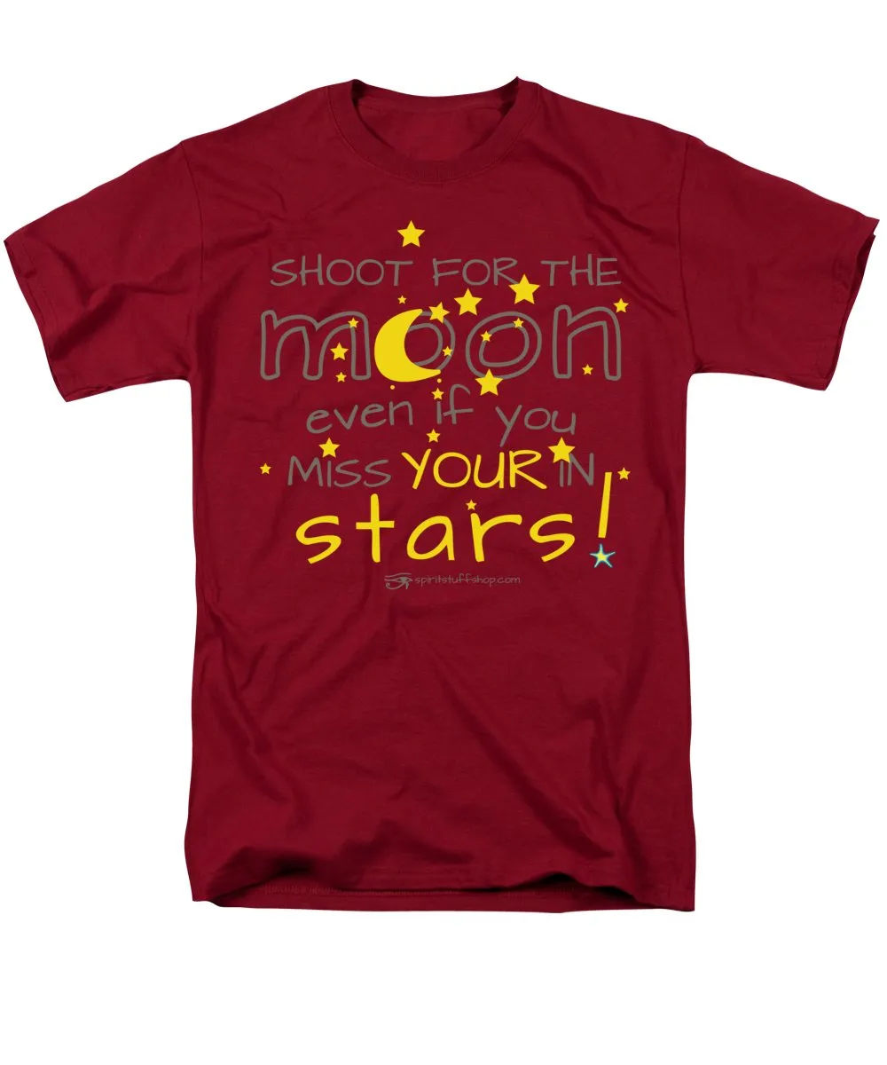 Shoot For The Moon Even If You Miss Your In The Stars - Men's T-Shirt  (Regular Fit)