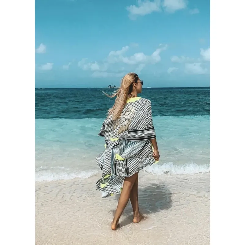 Silk Tunic Beach Cover Up