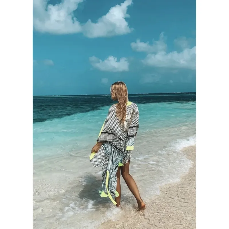 Silk Tunic Beach Cover Up
