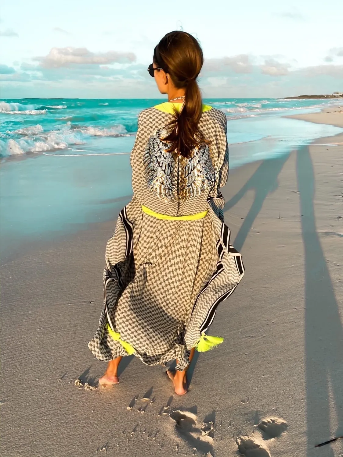 Silk Tunic Beach Cover Up