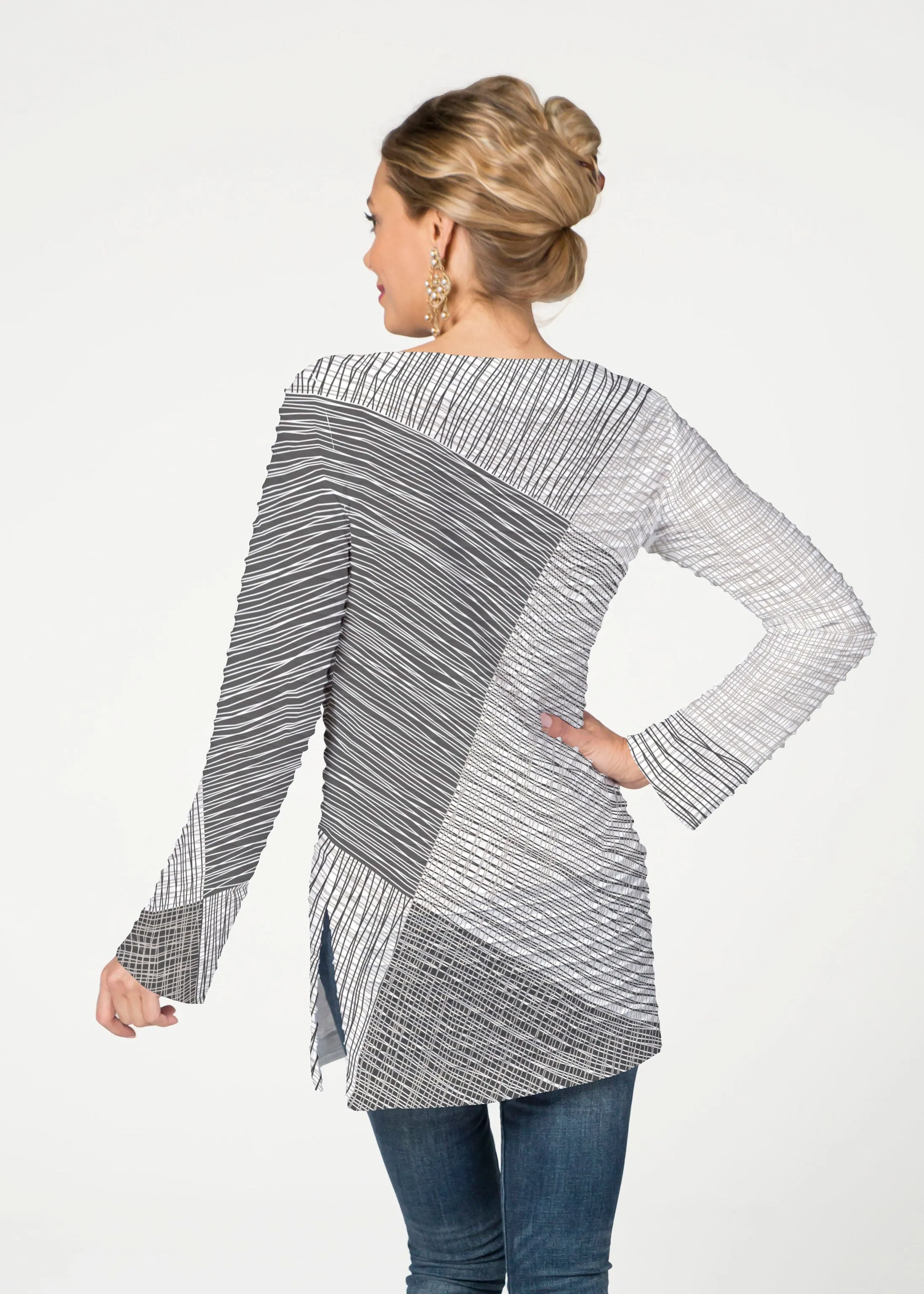 Sketch (14205) ~ Banded Boatneck Tunic