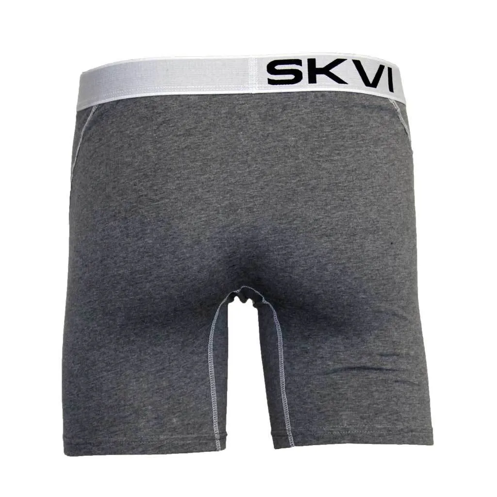 SKVI GRAY/WHITE 2 PACK PREMIUM UNDERWEAR