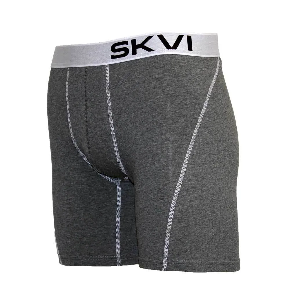 SKVI GRAY/WHITE 2 PACK PREMIUM UNDERWEAR