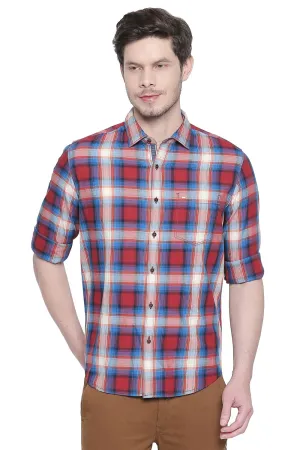 Slim Fit Checks Shirt