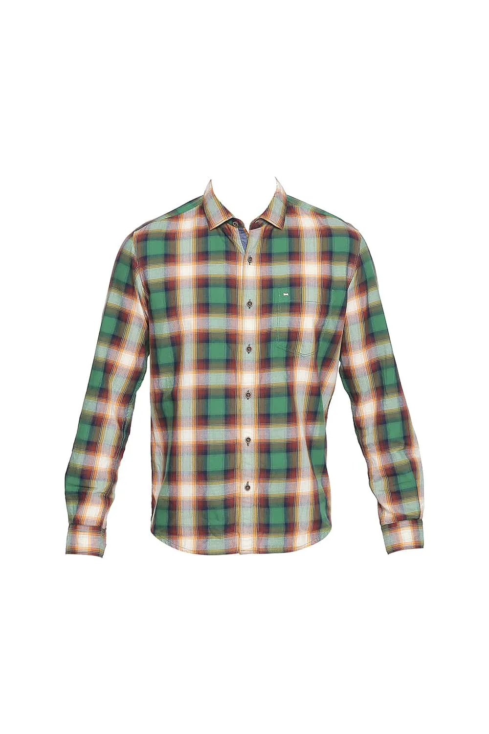 Slim Fit Checks Shirt