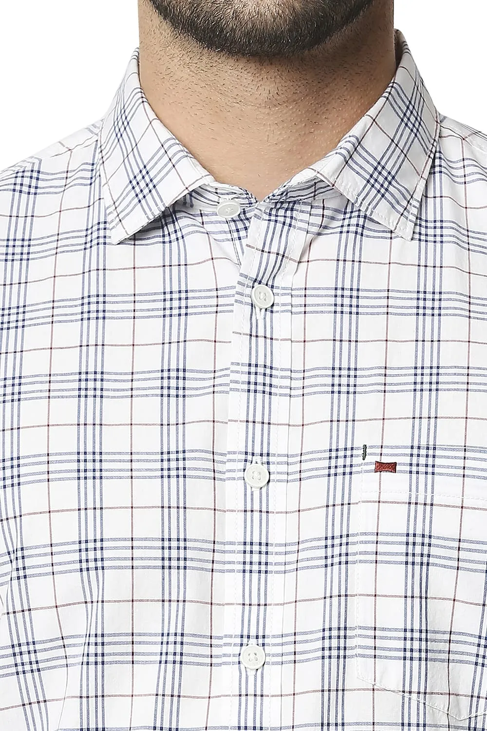 Slim Fit Checks Shirt