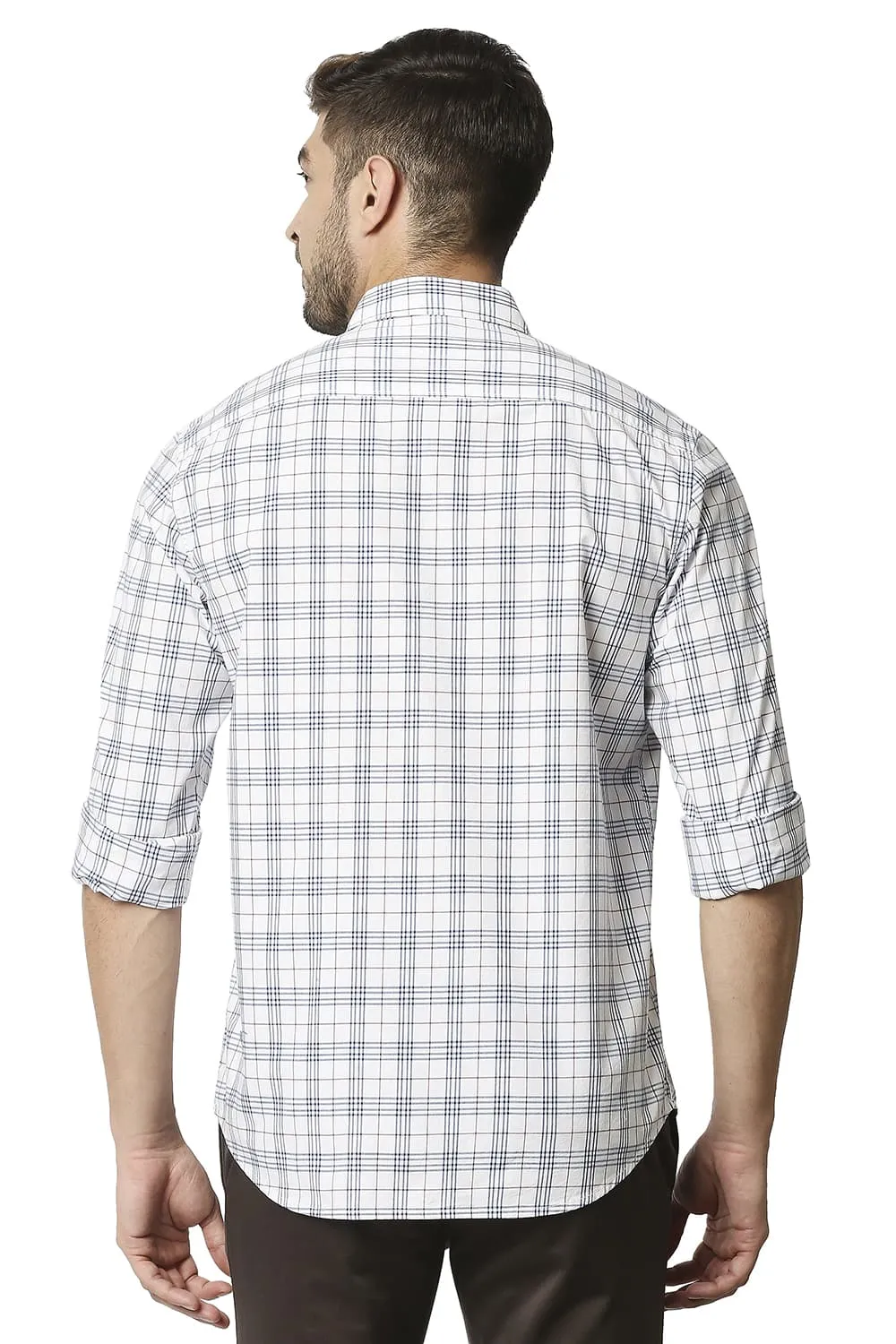 Slim Fit Checks Shirt