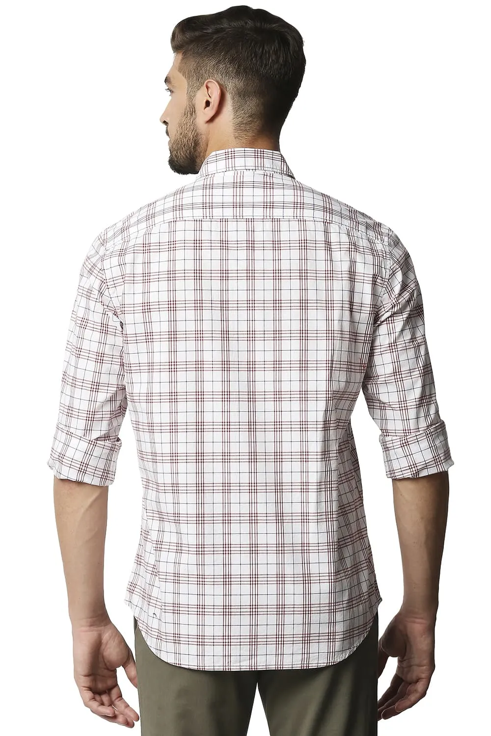 Slim Fit Checks Shirt