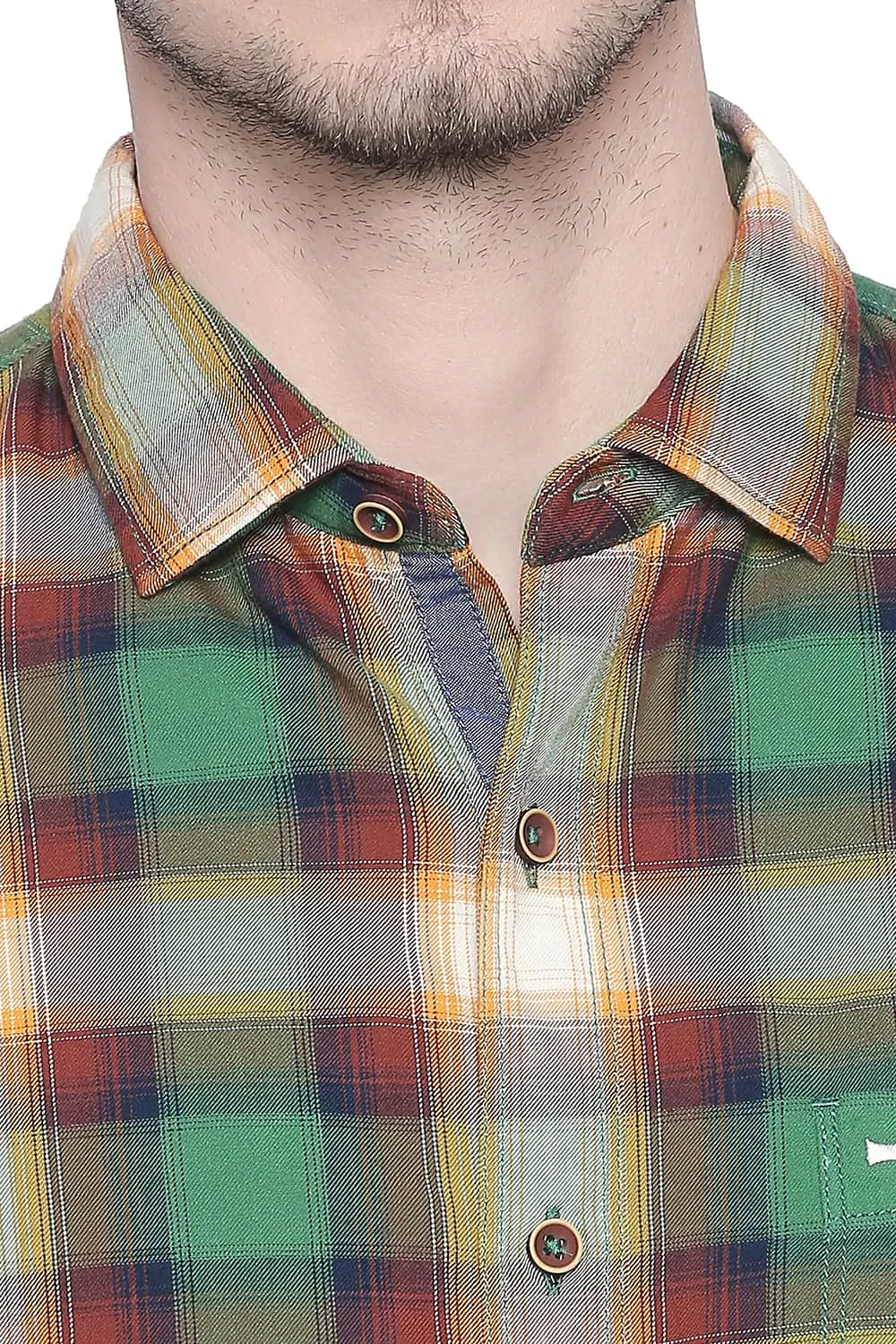 Slim Fit Checks Shirt