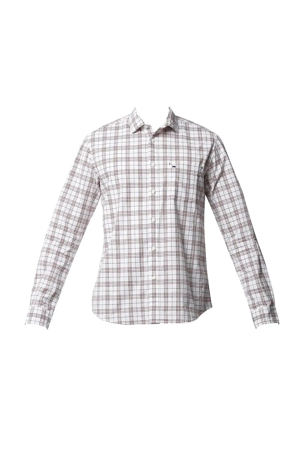 Slim Fit Checks Shirt