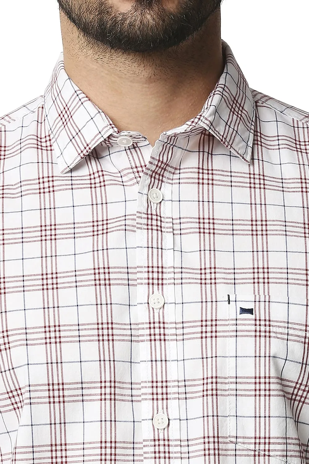 Slim Fit Checks Shirt