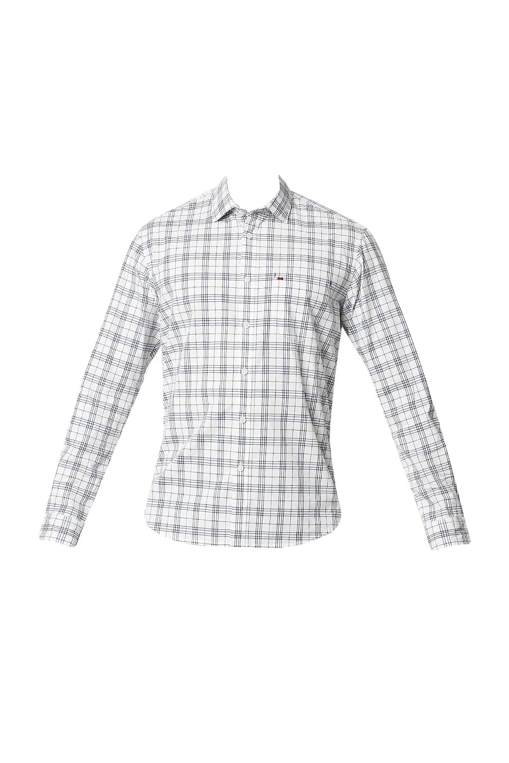 Slim Fit Checks Shirt