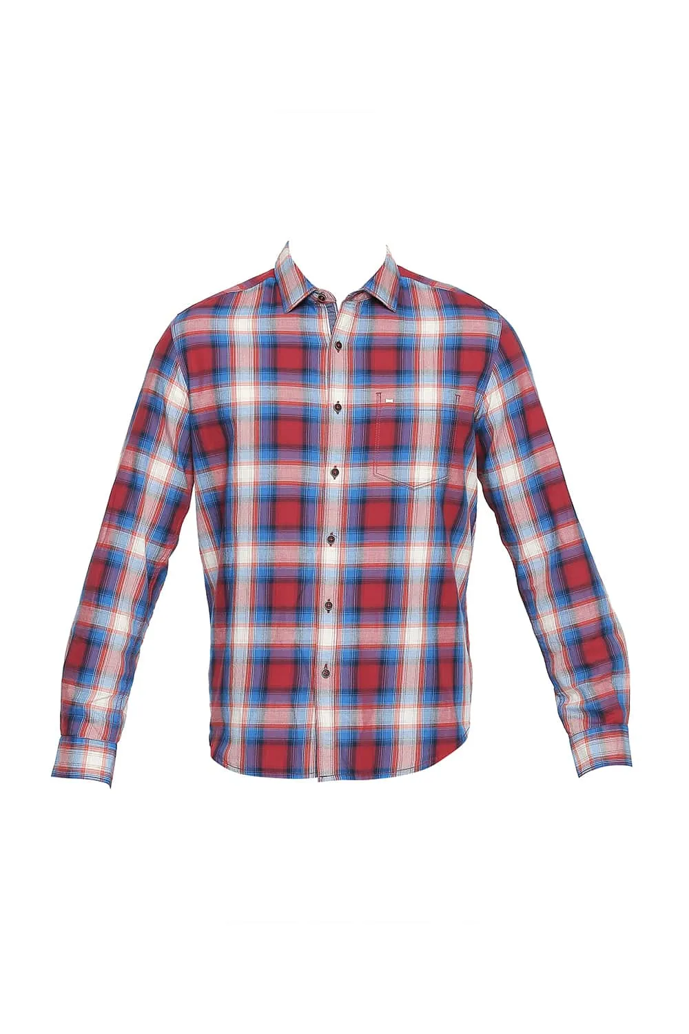 Slim Fit Checks Shirt