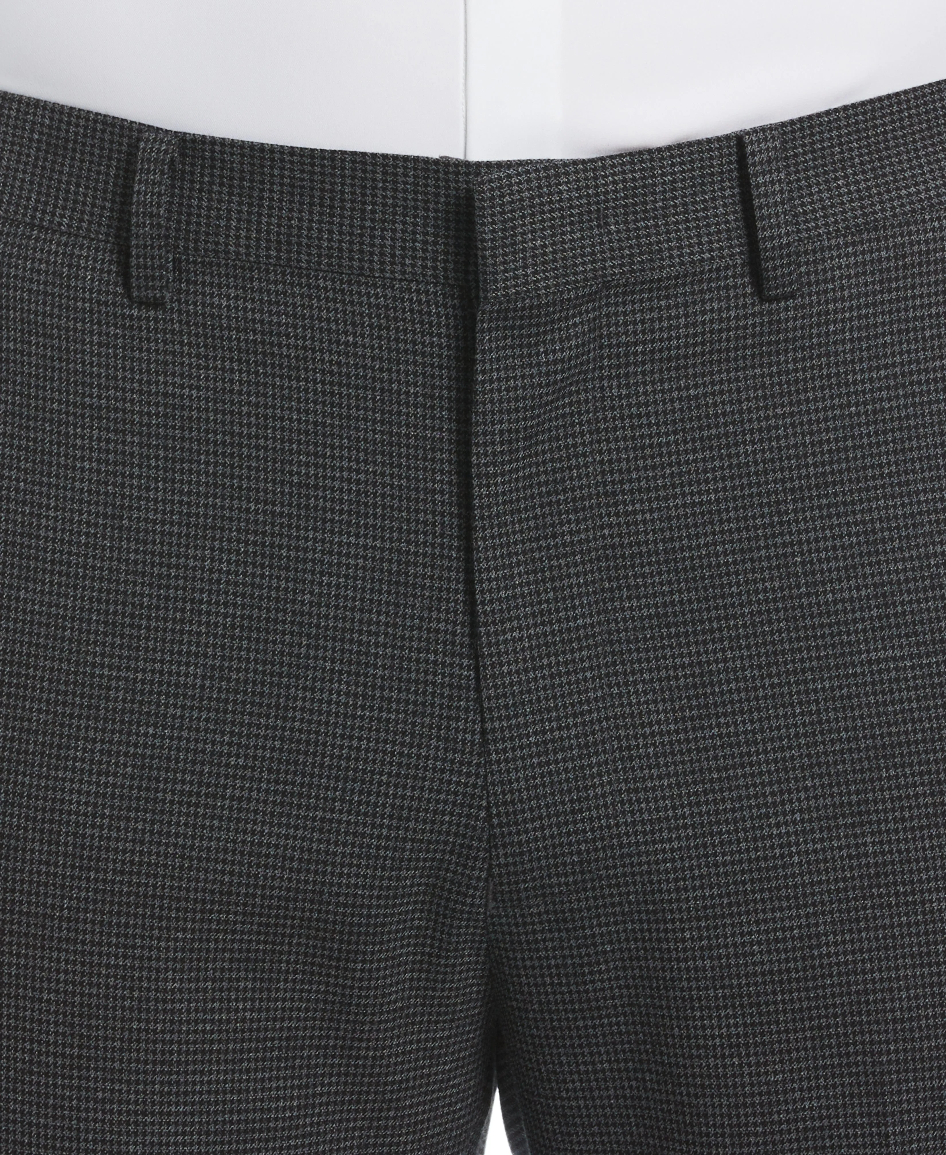 Slim Fit Houndstooth Suit Pant