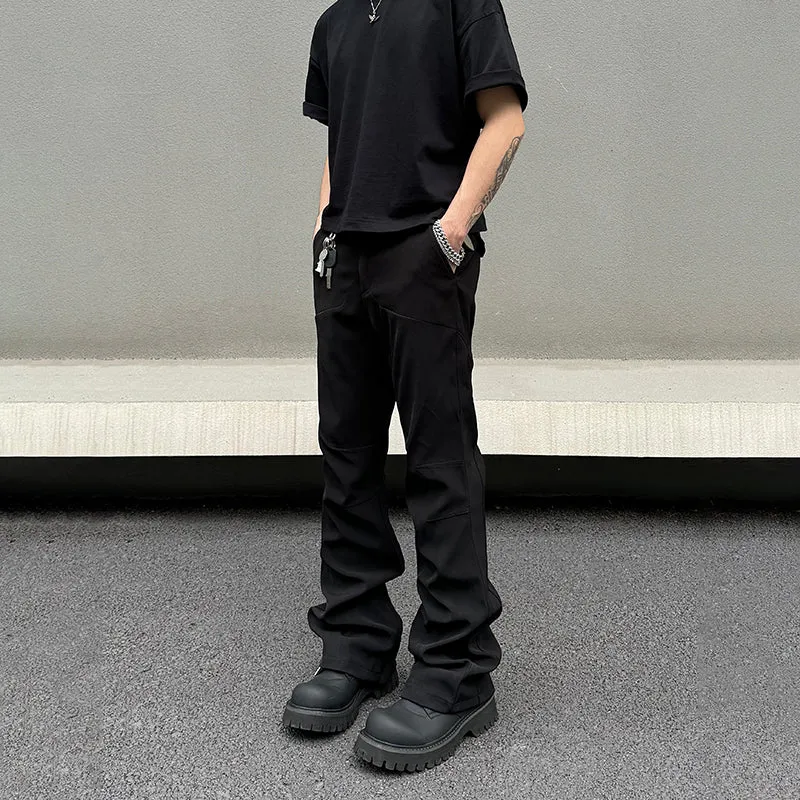 Slim Fit Straight Leg Trousers
