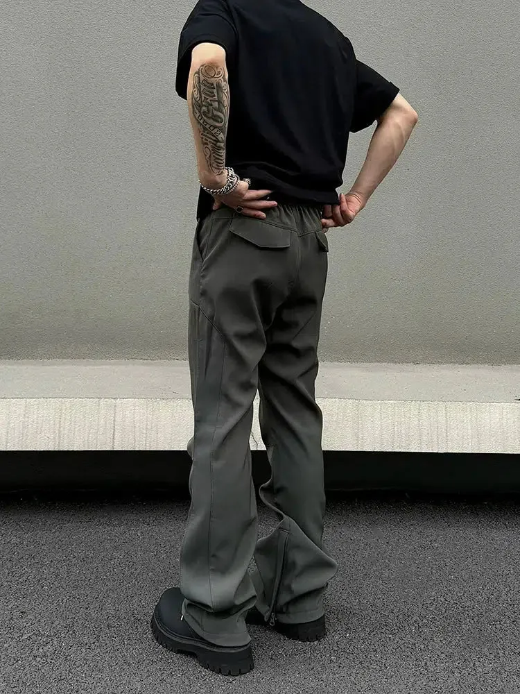 Slim Fit Straight Leg Trousers