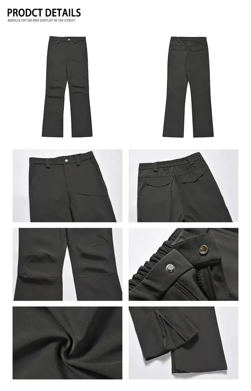 Slim Fit Straight Leg Trousers