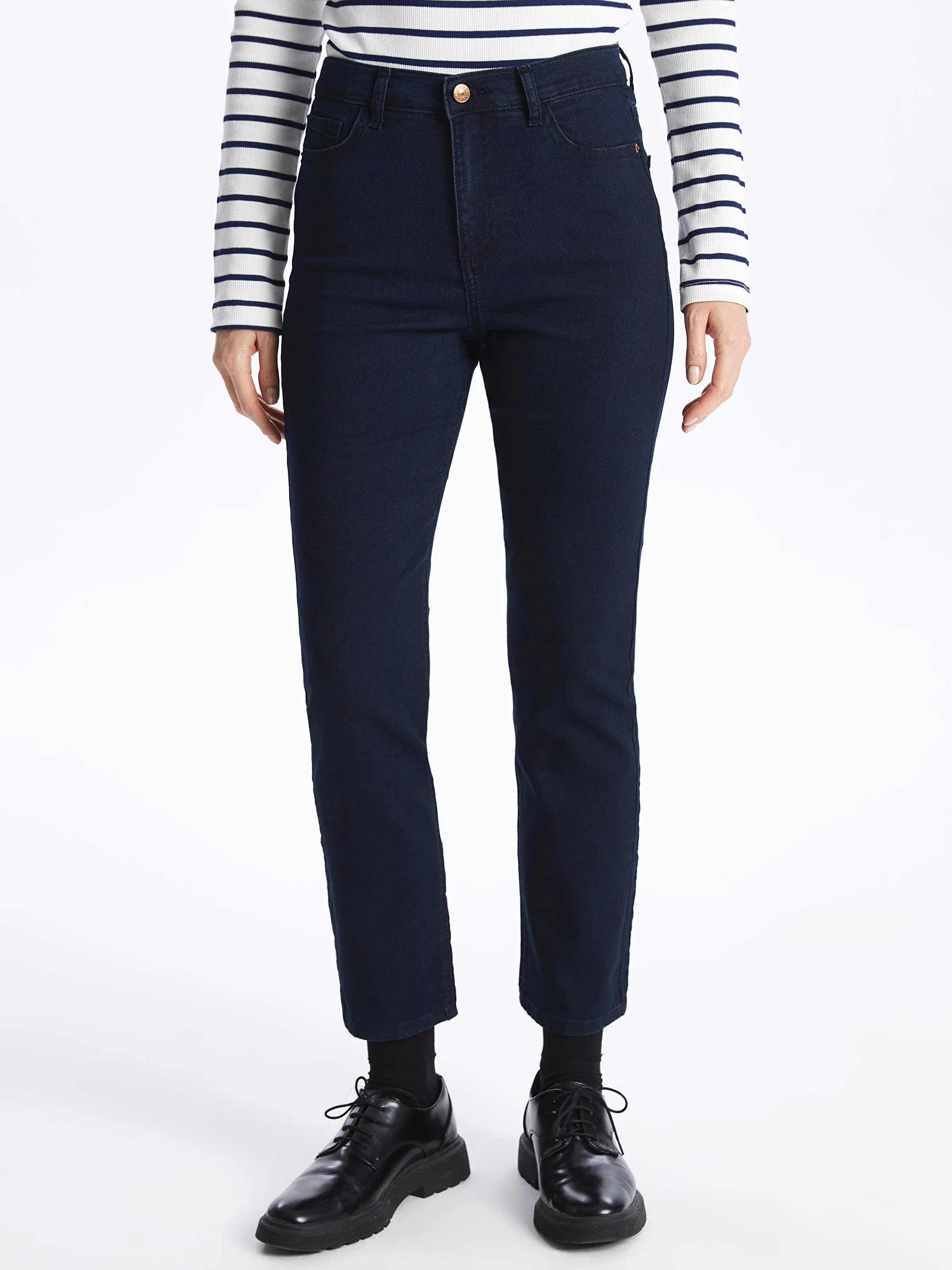 Slim Fit Women Jean Trousers