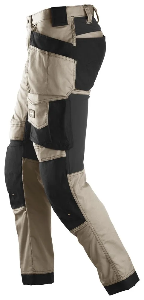 Snickers Khaki, Stretch Trousers Holster Pockets (6241)