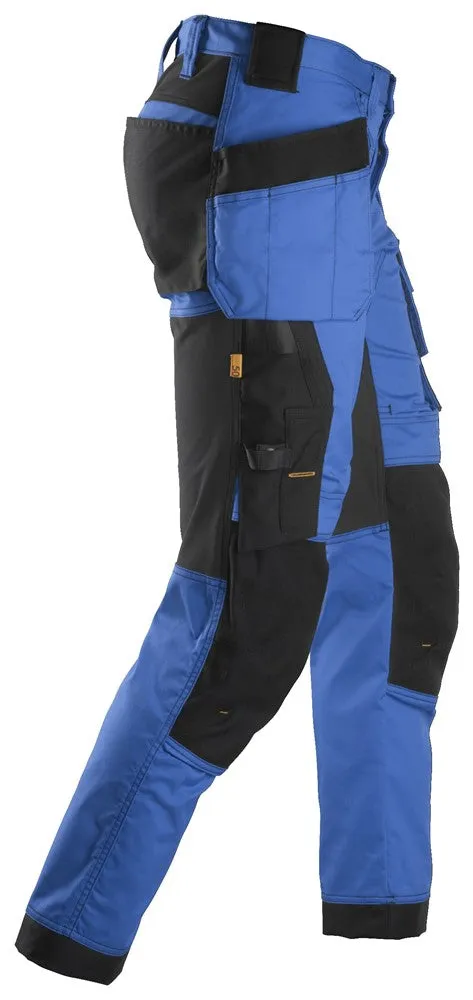 Snickers True Blue, Stretch Trousers Holster Pockets (6241)