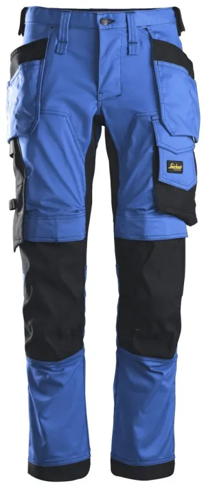 Snickers True Blue, Stretch Trousers Holster Pockets (6241)