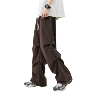 Solid Color Wide Leg Pants