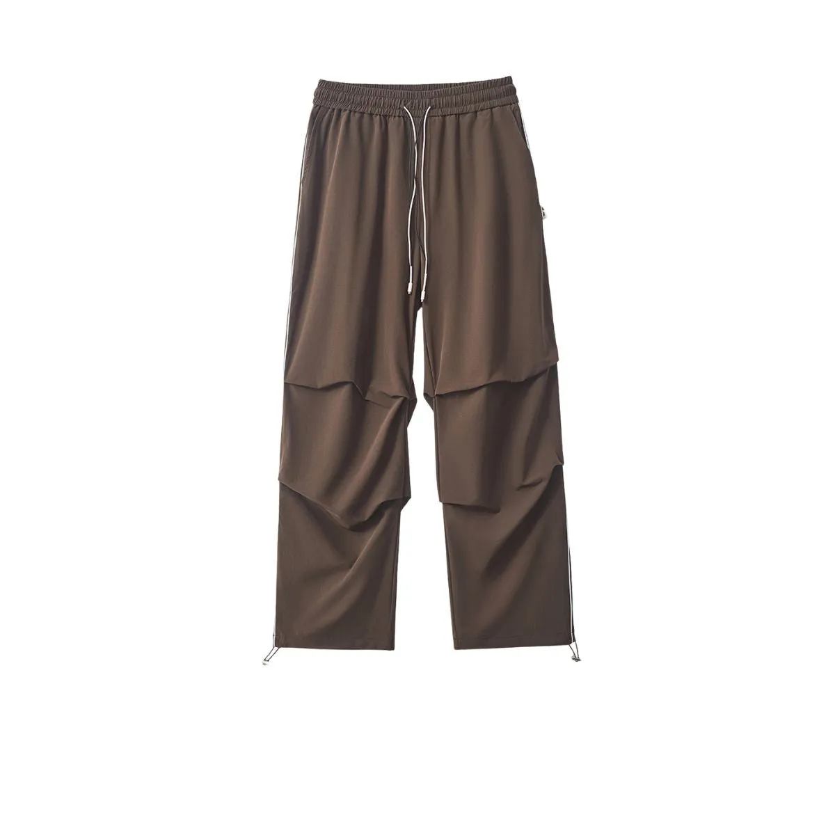 Solid Color Wide Leg Pants