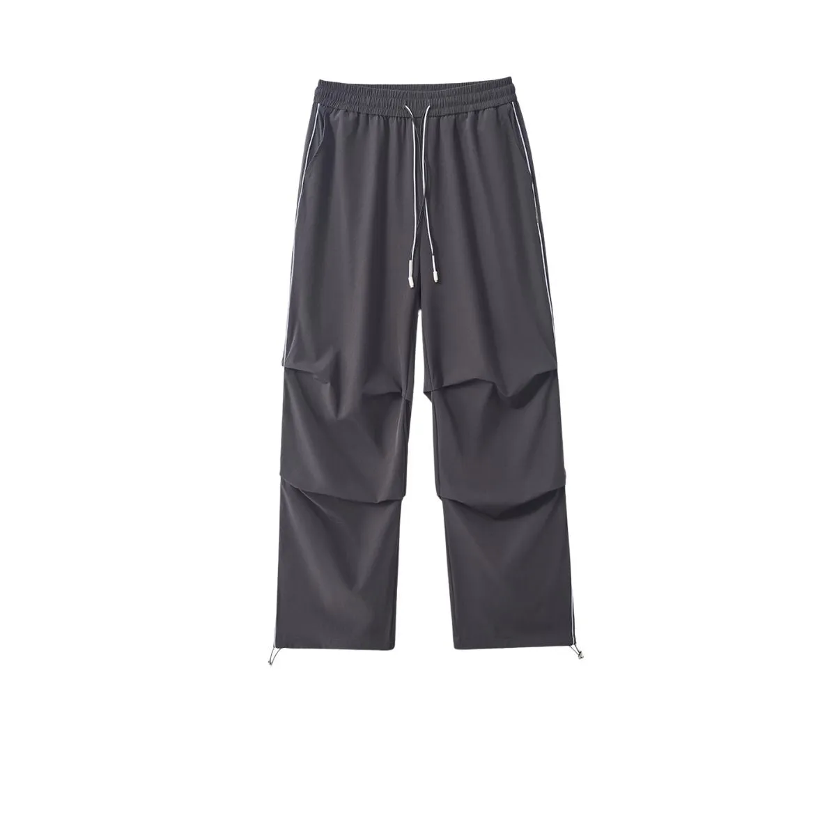 Solid Color Wide Leg Pants