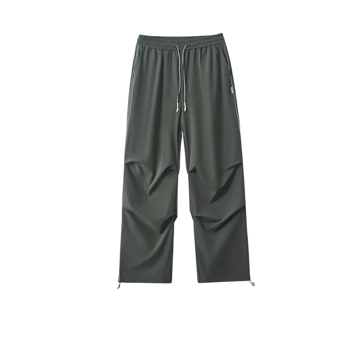 Solid Color Wide Leg Pants