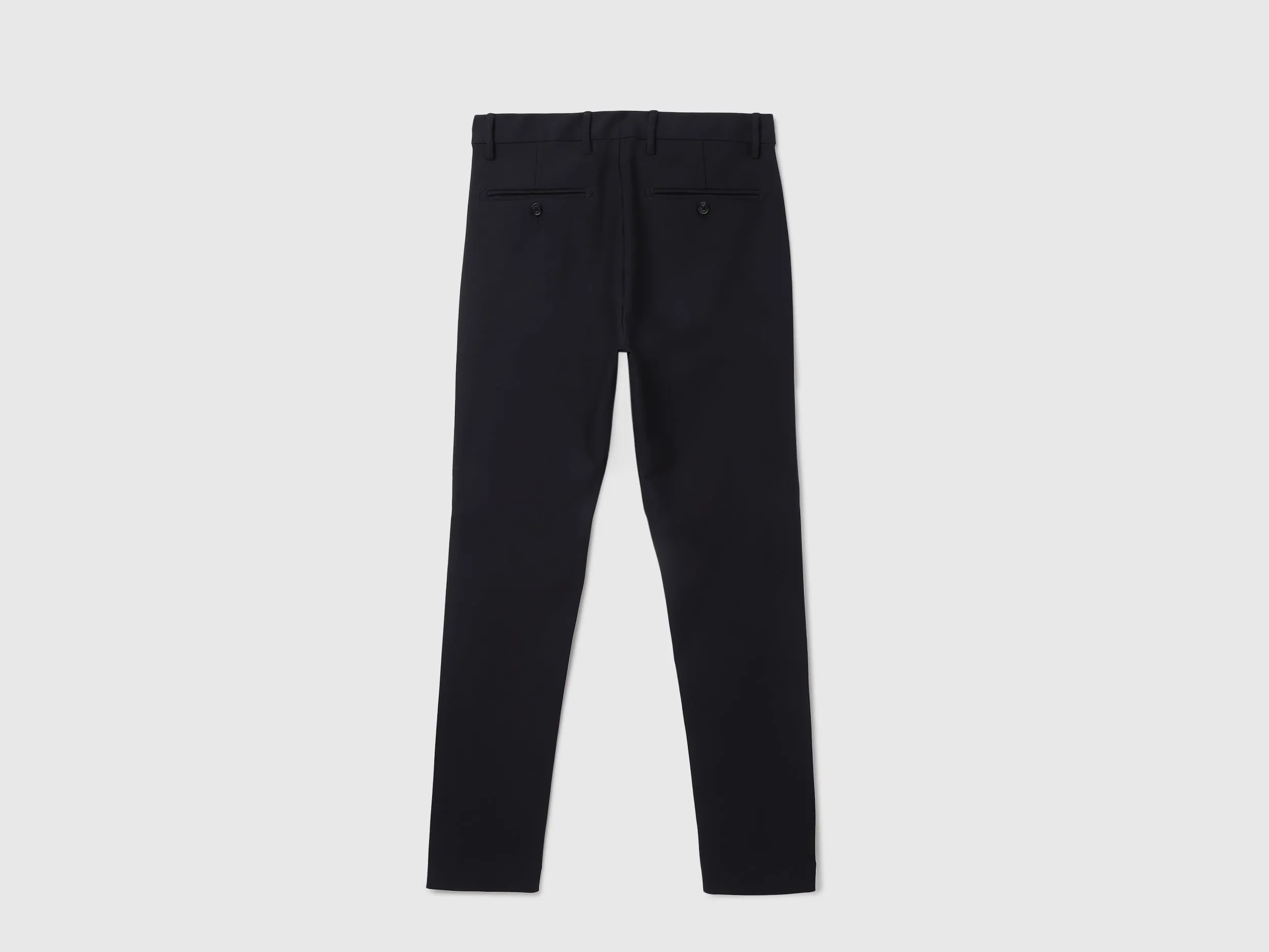 Solid Slim Fit Trousers