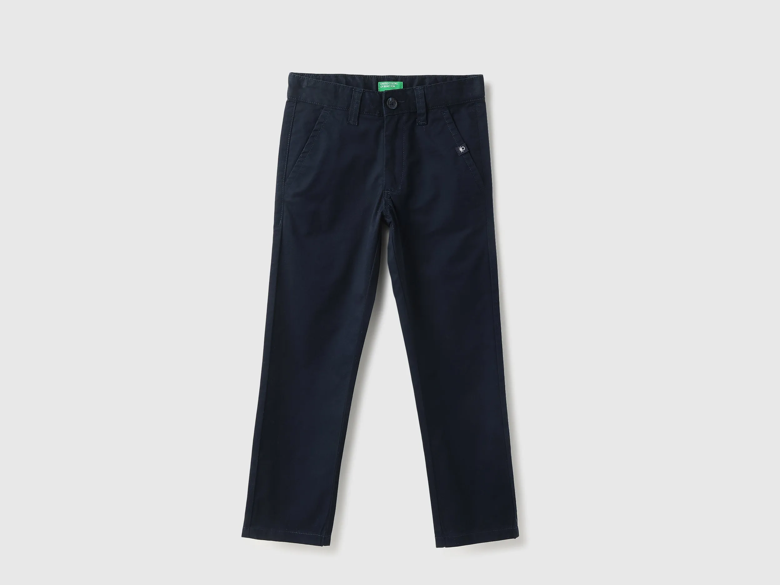 Solid Slim Fit Trousers