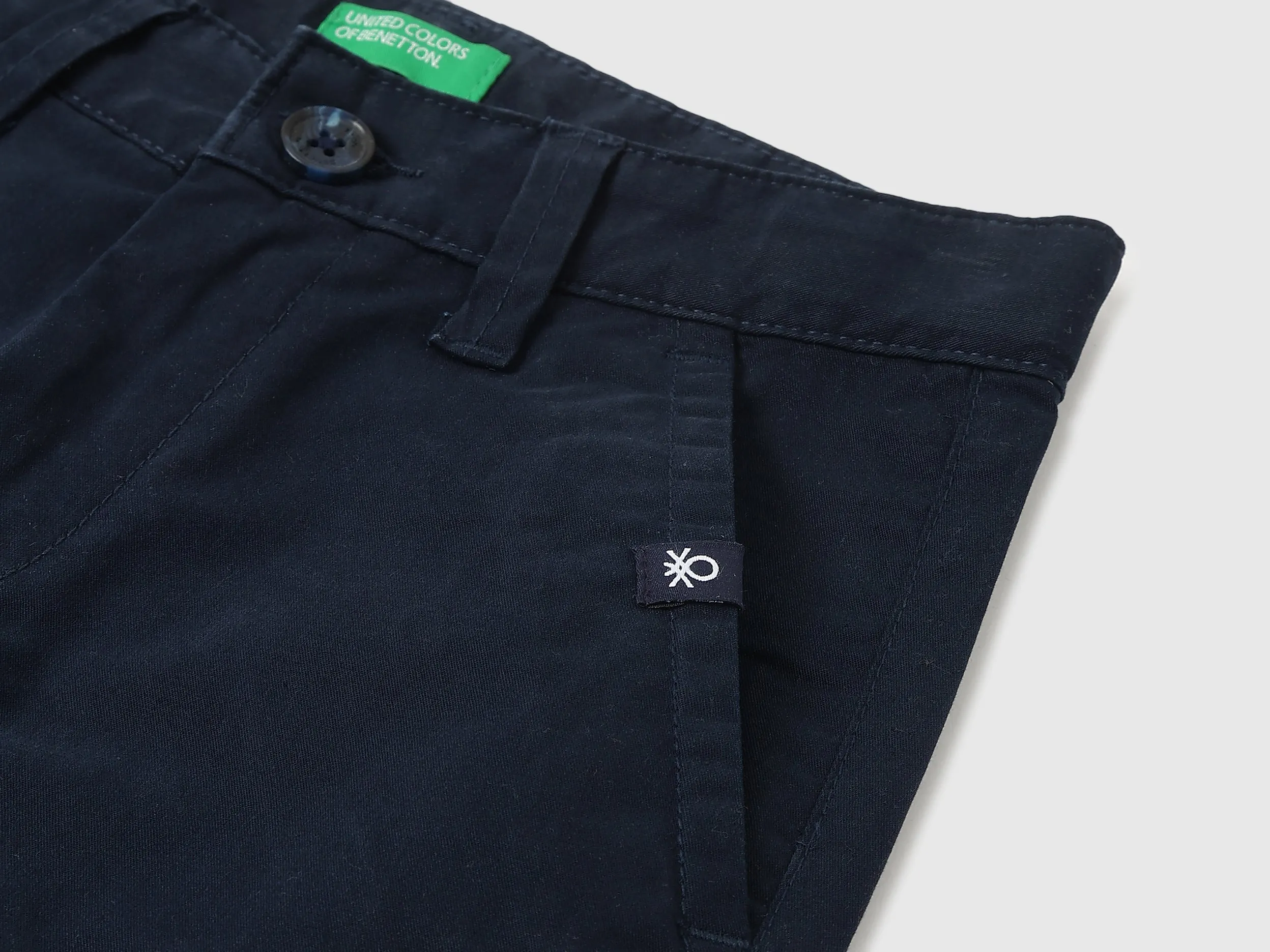 Solid Slim Fit Trousers
