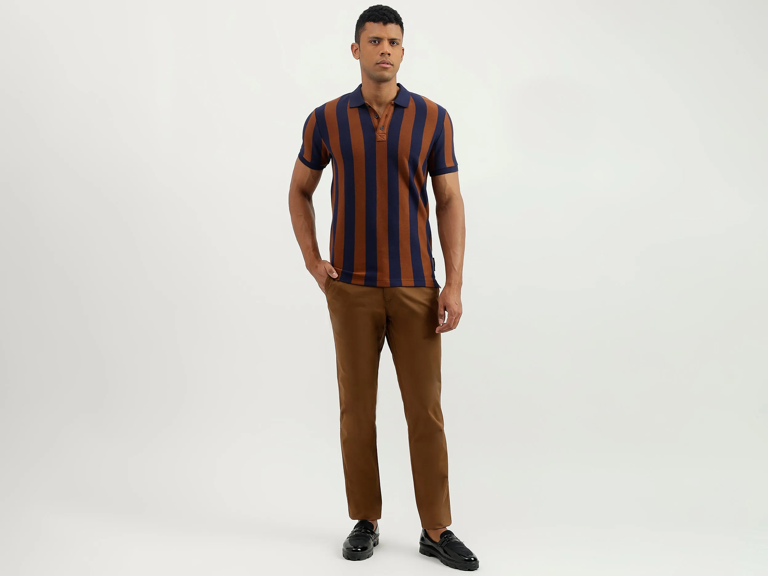 Solid Slim Fit Trousers