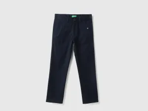 Solid Slim Fit Trousers