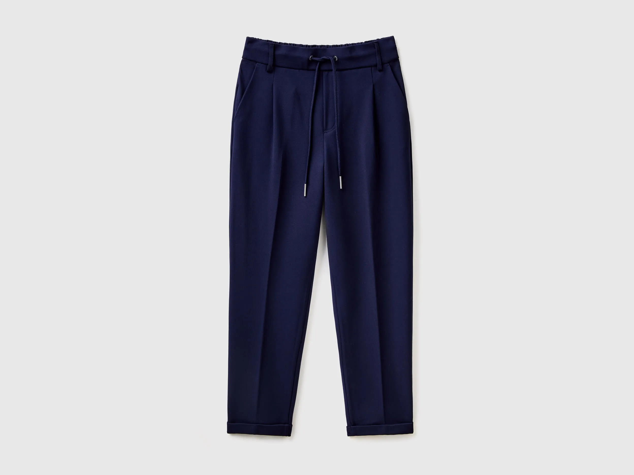 Solid Slim Fit Trousers