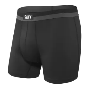 Sport Mesh Boxer Brief - Black