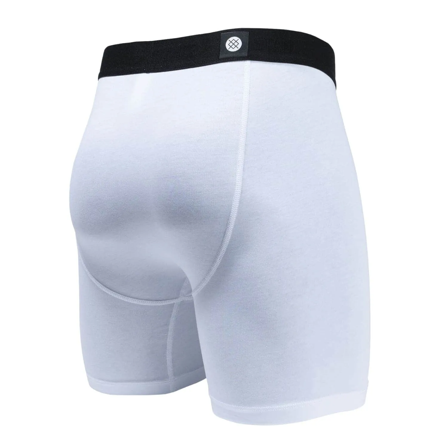 Stance Standard 6in Cotton Blend Boxer Brief - White