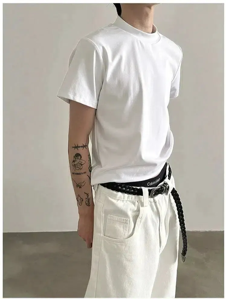 Stand-up Crewneck T-shirt