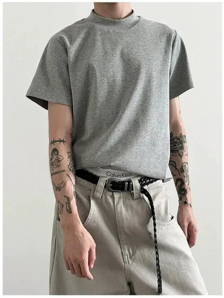Stand-up Crewneck T-shirt