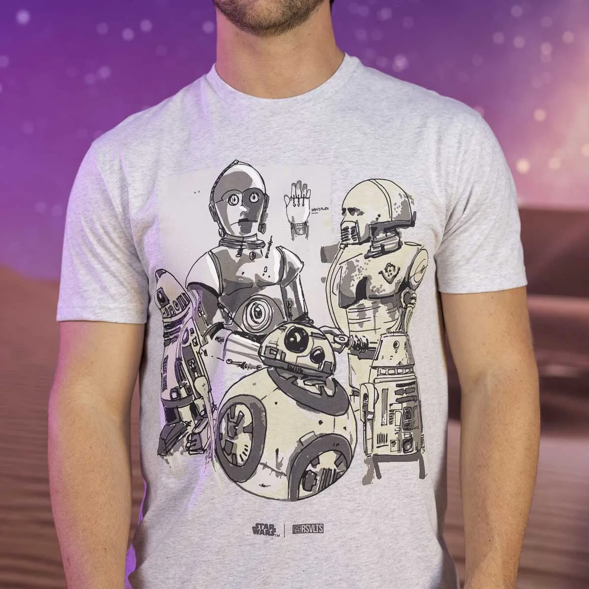 Star Wars™ "Droid Drawings" – Crewneck Tee