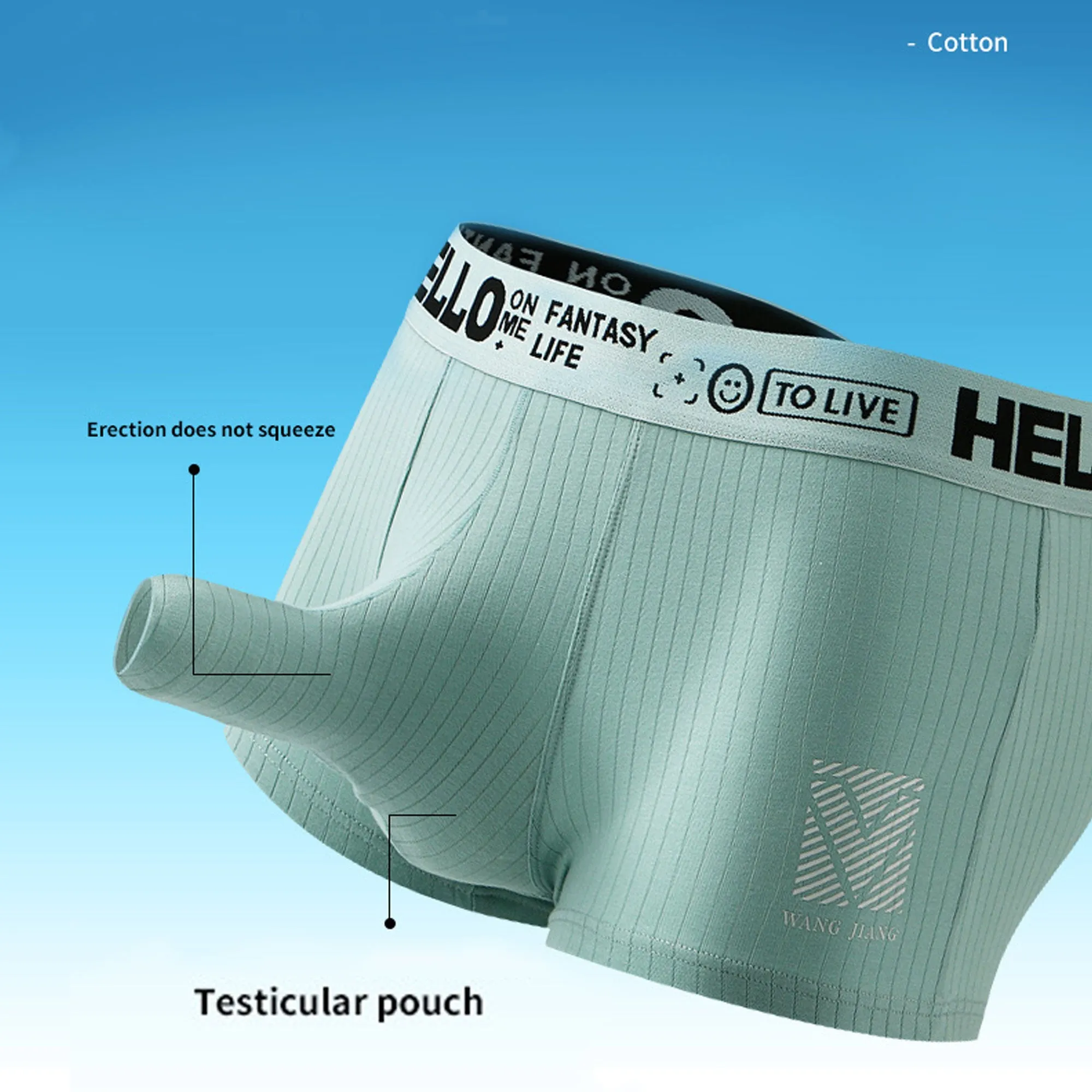 Summer Newest Cotton Breathable Separate Design Men's Underwear
